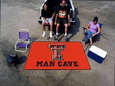 Indoor Outdoor Rugs NCAA Texas Tech Man Cave UltiMat 5'x8' Rug