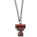 NCAA - Texas Tech Raiders Chain Necklace with Small Charm-Jewelry & Accessories,Necklaces,Chain Necklaces,College Chain Necklaces-JadeMoghul Inc.
