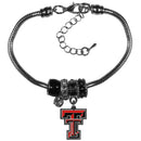 NCAA - Texas Tech Raiders Euro Bead Bracelet-Jewelry & Accessories,Bracelets,Euro Bead Bracelets,College Euro Bead Bracelets-JadeMoghul Inc.