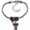 NCAA - Texas Tech Raiders Euro Bead Bracelet-Jewelry & Accessories,Bracelets,Euro Bead Bracelets,College Euro Bead Bracelets-JadeMoghul Inc.
