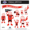 NCAA - Texas Tech Raiders Family Decal Set Large-Automotive Accessories,Decals,Family Character Decals,Large Family Decals,College Large Family Decals-JadeMoghul Inc.