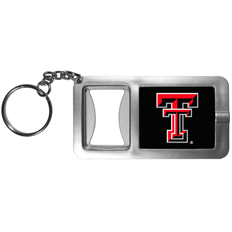 NCAA - Texas Tech Raiders Flashlight Key Chain with Bottle Opener-Key Chains,Flashlight Key Chain With Bottle Opener,College Flashlight Key Chain With Bottle Opener-JadeMoghul Inc.