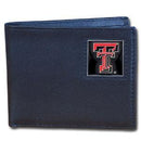 NCAA - Texas Tech Raiders Leather Bi-fold Wallet-Wallets & Checkbook Covers,Bi-fold Wallets,Window Box Packaging,College Bi-fold Wallets-JadeMoghul Inc.