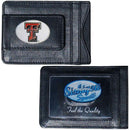 NCAA - Texas Tech Raiders Leather Cash & Cardholder-Wallets & Checkbook Covers,Cash & Cardholders,College Cash & Cardholders-JadeMoghul Inc.