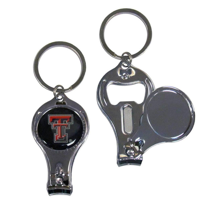 NCAA - Texas Tech Raiders Nail Care/Bottle Opener Key Chain-Key Chains,3 in 1 Key Chains,College 3 in 1 Key Chains-JadeMoghul Inc.
