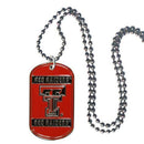 NCAA - Texas Tech Raiders Tag Necklace-Jewelry & Accessories,Necklaces,Tag Necklaces,College Tag Necklaces-JadeMoghul Inc.