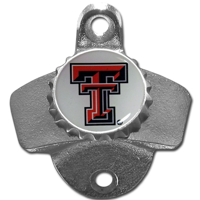 NCAA - Texas Tech Raiders Wall Mounted Bottle Opener-Home & Office,Wall Mounted Bottle Openers,College Wall Mounted Bottle Openers-JadeMoghul Inc.