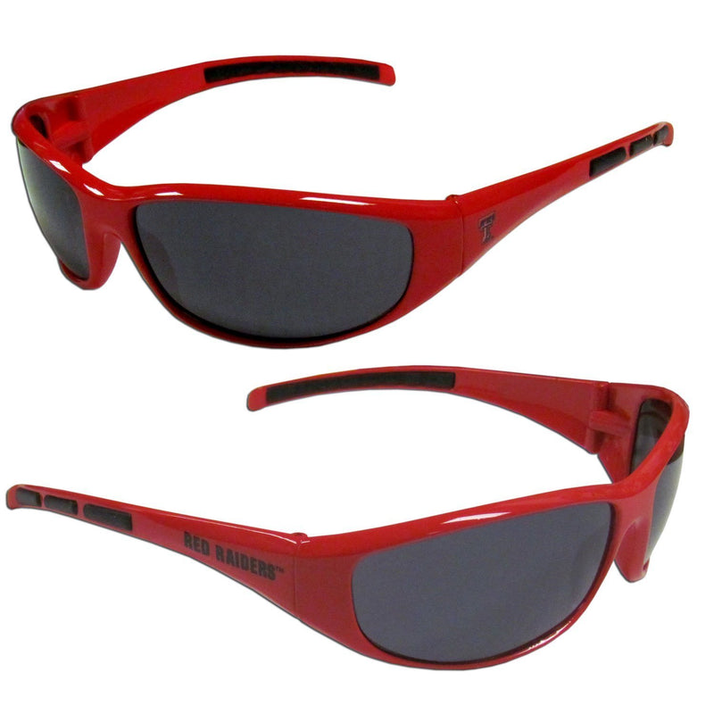 NCAA - Texas Tech Raiders Wrap Sunglasses-Sunglasses, Eyewear & Accessories,Sunglasses,Wrap Sunglasses,College Wrap Sunglasses-JadeMoghul Inc.