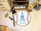 Round Area Rugs NCAA The Citadel Baseball Mat 27" diameter