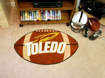 Cheap Rugs For Sale NCAA Toledo Football Ball Rug 20.5"x32.5"