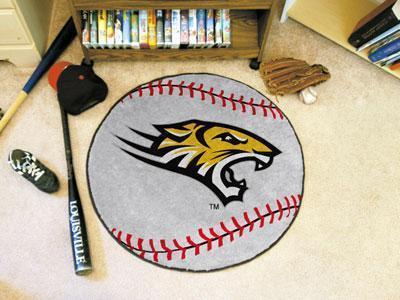 Round Area Rugs NCAA Towson Baseball Mat 27" diameter