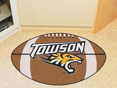 Round Rugs For Sale NCAA Towson Football Ball Rug 20.5"x32.5"
