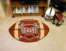 Round Rugs For Sale NCAA Troy Football Ball Rug 20.5"x32.5"