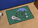 Living Room Rugs NCAA Tulane Starter Rug 19"x30"