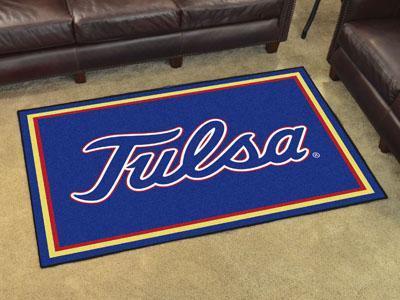 4x6 Rug NCAA Tulsa 4'x6' Plush Rug