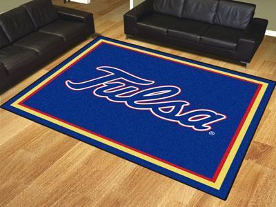 8x10 Rug NCAA Tulsa 8'x10' Plush Rug