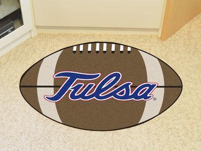 Modern Rugs NCAA Tulsa Football Ball Rug 20.5"x32.5"