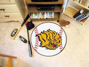 Round Area Rugs NCAA UAPB Baseball Mat 27" diameter