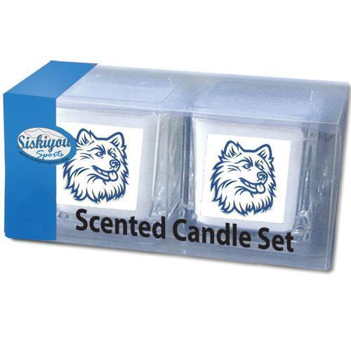 NCAA - UCONN Huskies Scented Candle Set-Home & Office,Candles,Candle Sets,College Candle Sets-JadeMoghul Inc.