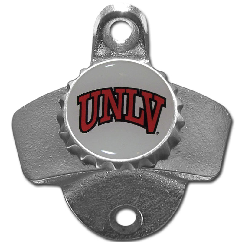 NCAA - UNLV Rebels Wall Mounted Bottle Opener-Home & Office,Wall Mounted Bottle Openers,College Wall Mounted Bottle Openers-JadeMoghul Inc.