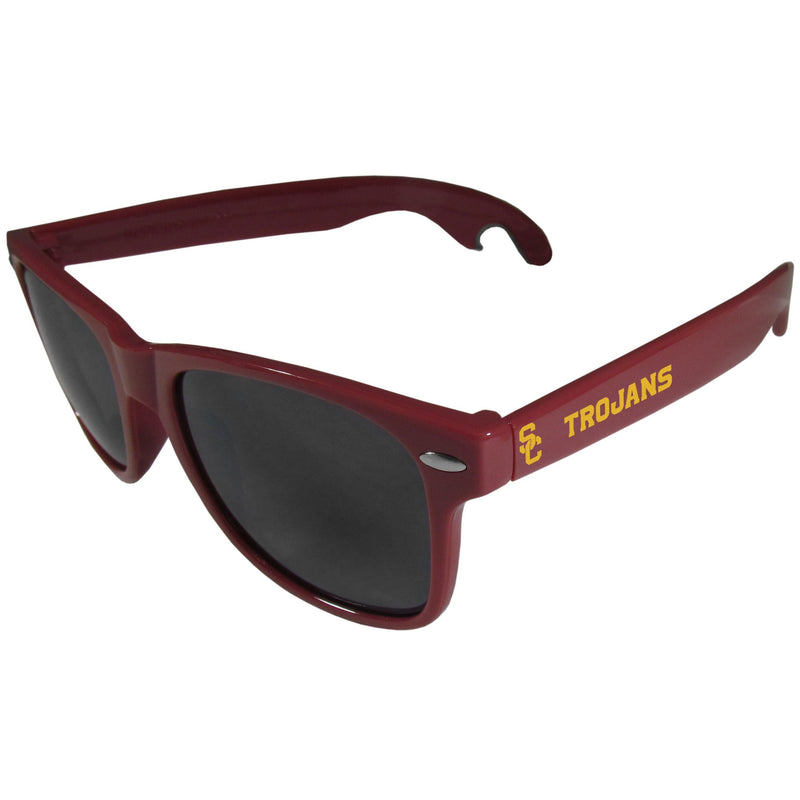 NCAA - USC Trojans Beachfarer Bottle Opener Sunglasses, Maroon-Sunglasses, Eyewear & Accessories,College Eyewear,USC Trojans Eyewear-JadeMoghul Inc.