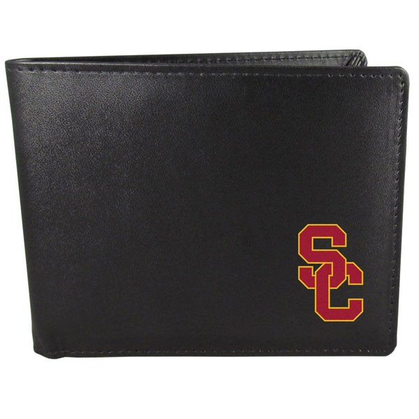NCAA - USC Trojans Bi-fold Wallet-Wallets & Checkbook Covers,Bi-fold Wallets,Printed Bi-fold WalletCollege Printed Bi-fold Wallet-JadeMoghul Inc.