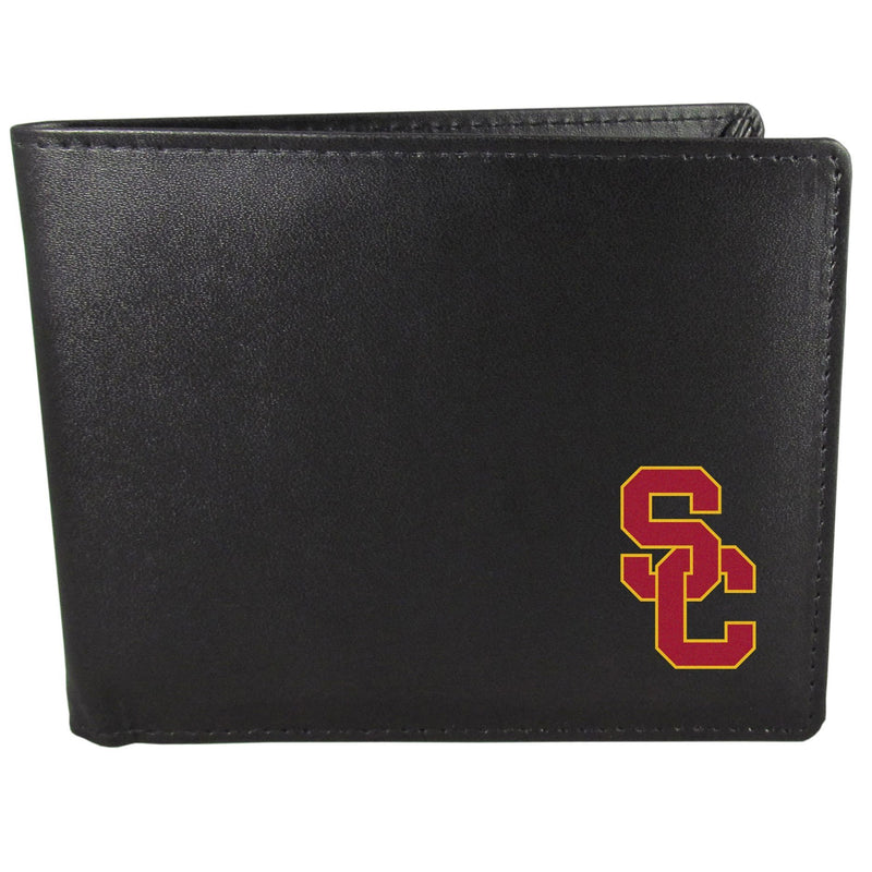 NCAA - USC Trojans Bi-fold Wallet-Wallets & Checkbook Covers,Bi-fold Wallets,Printed Bi-fold WalletCollege Printed Bi-fold Wallet-JadeMoghul Inc.