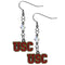 NCAA - USC Trojans Crystal Dangle Earrings-Jewelry & Accessories,Earrings,Crystal Dangle Earrings,College Crystal Earrings-JadeMoghul Inc.