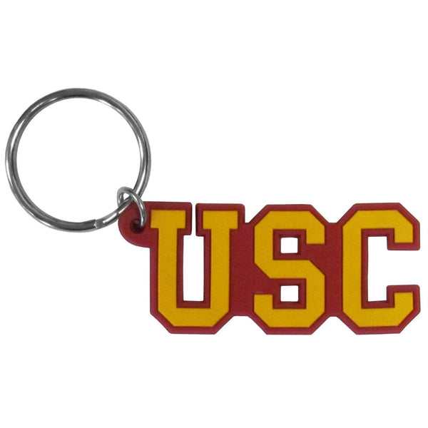 NCAA - USC Trojans Flex Key Chain-Key Chains,Flex Key Chains,College Flex Key Chains-JadeMoghul Inc.