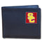 NCAA - USC Trojans Leather Bi-fold Wallet-Wallets & Checkbook Covers,Bi-fold Wallets,Window Box Packaging,College Bi-fold Wallets-JadeMoghul Inc.