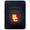 NCAA - USC Trojans Leather Money Clip/Cardholder-Wallets & Checkbook Covers,Money Clip/Cardholders,Window Box Packaging,College Money Clip/Cardholders-JadeMoghul Inc.