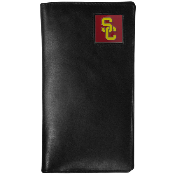 NCAA - USC Trojans Leather Tall Wallet-Wallets & Checkbook Covers,Tall Wallets,College Tall Wallets-JadeMoghul Inc.