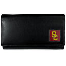 NCAA - USC Trojans Leather Women's Wallet-Wallets & Checkbook Covers,Women's Wallets,College Women's Wallets-JadeMoghul Inc.