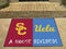 Large Rugs NCAA USC UCLA House Divided Rug 33.75"x42.5"
