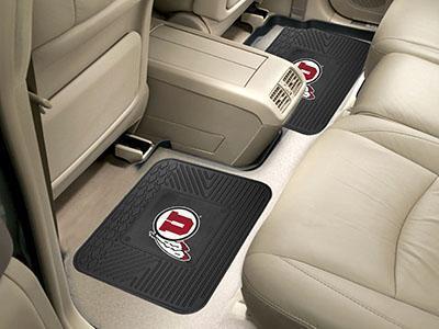 Rubber Car Floor Mats NCAA Utah 2-pc Utility Car Mat 14"x17"