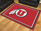 8x10 Rug NCAA Utah 8'x10' Plush Rug