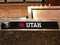 BBQ Store NCAA Utah Drink Tailgate Mat 3.25"x24"