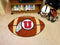 Round Rugs For Sale NCAA Utah Football Ball Rug 20.5"x32.5"