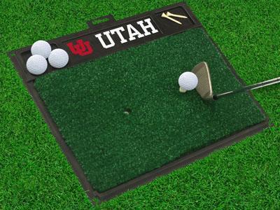 Golf Accessories NCAA Utah Golf Hitting Mat 20" x 17"