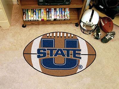 Cheap Rugs For Sale NCAA Utah State Football Ball Rug 20.5"x32.5"
