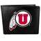 NCAA - Utah Utes Bi-fold Wallet Large Logo-Wallets & Checkbook Covers,College Wallets,Utah Utes Wallets-JadeMoghul Inc.