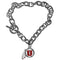 NCAA - Utah Utes Charm Chain Bracelet-Jewelry & Accessories,Bracelets,Charm Chain Bracelets,College Charm Chain Bracelets-JadeMoghul Inc.