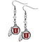 NCAA - Utah Utes Crystal Dangle Earrings-Jewelry & Accessories,Earrings,Crystal Dangle Earrings,College Crystal Earrings-JadeMoghul Inc.