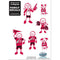 NCAA - Utah Utes Family Decal Set Small-Automotive Accessories,Decals,Family Character Decals,Small Family Decals,College Small Family Decals-JadeMoghul Inc.