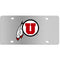 NCAA - Utah Utes Steel License Plate Wall Plaque-Automotive Accessories,License Plates,Steel License Plates,College Steel License Plates-JadeMoghul Inc.