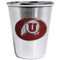 NCAA - Utah Utes Steel Shot Glass-Beverage Ware,Shot Glasses,Steel Glasses,College Steel Glasses-JadeMoghul Inc.