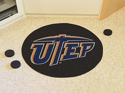 Cheap Rugs For Sale NCAA UTEP Puck Ball Mat 27" diameter