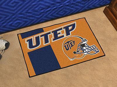 Living Room Rugs NCAA UTEP Uniform Starter Rug 19"x30"