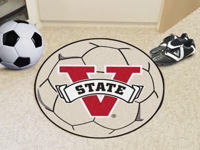 Round Indoor Outdoor Rugs NCAA Valdosta State Soccer Ball 27" diameter
