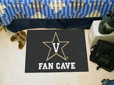 Cheap Rugs NCAA Vanderbilt Fan Cave Starter Rug 19"x30"